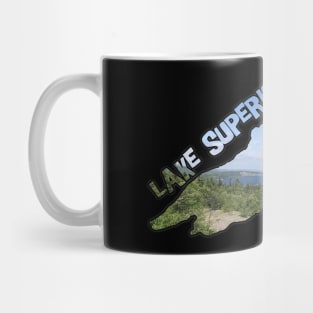 Lake Superior Outline (Palisade Head) Mug